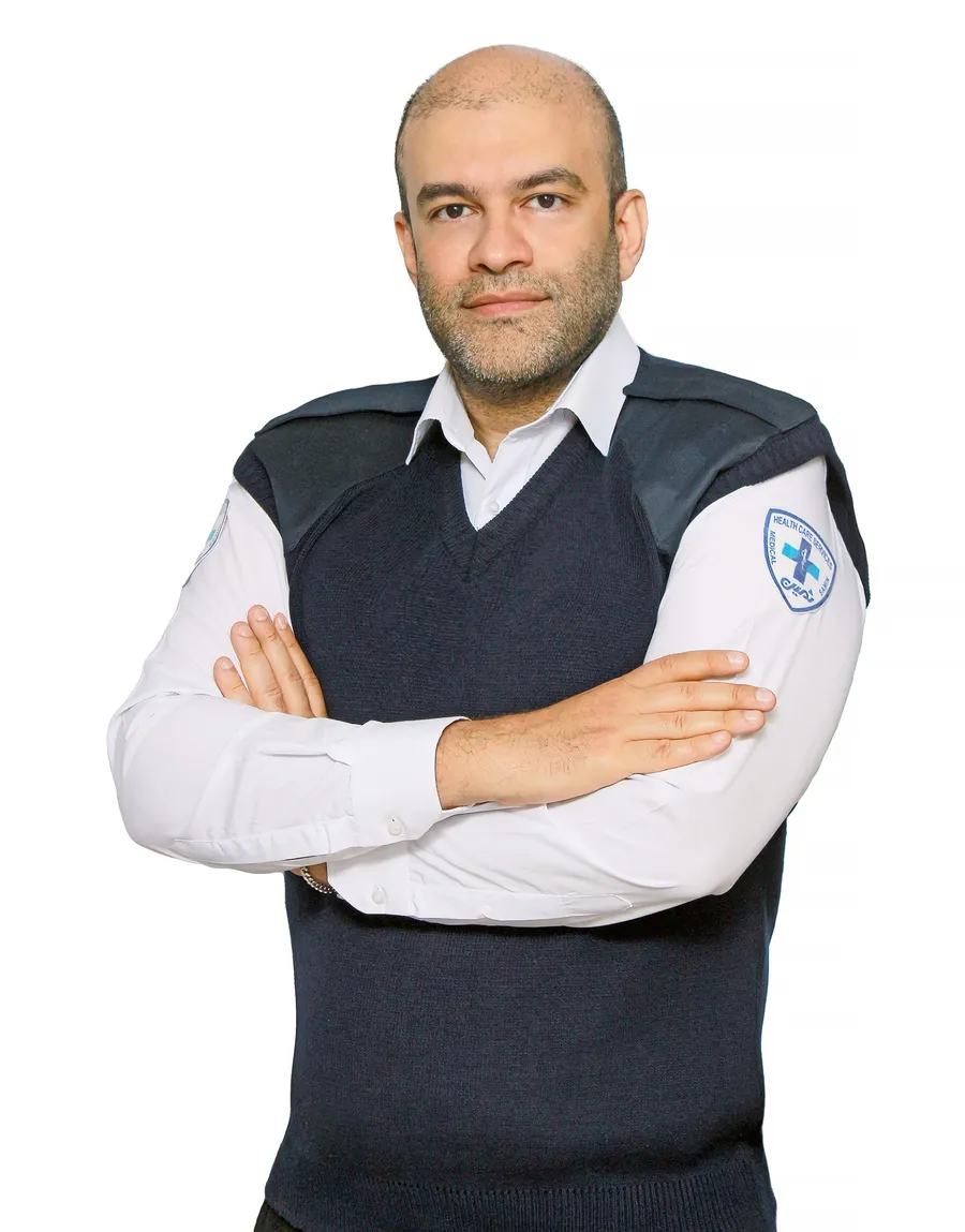 Hamid in Samin uniform